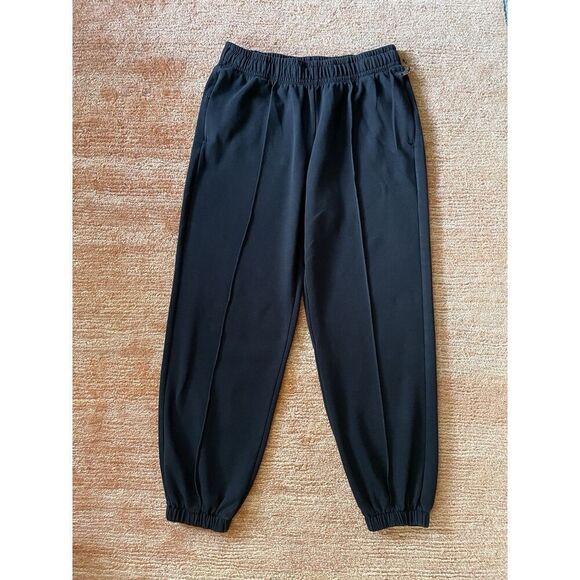 OLD NAVY ACTIVE DYNAMIC FLEECE HIGH RISE BREATHABLE ZIP POCKETS WOMENS PANTS M - Picture 1 of 9